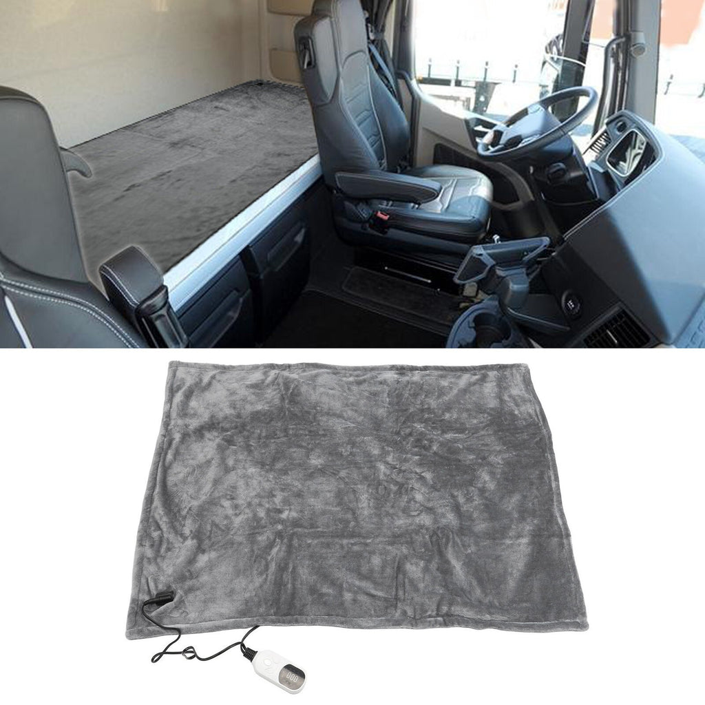 ′72W Heated Auto Blanket Flannel Electric Auto Blanket 12V Camping Electric