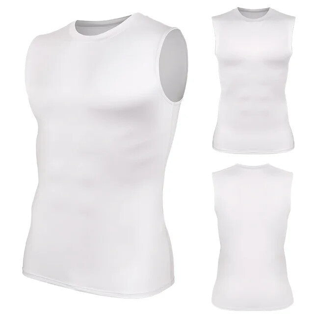 Men's Slimming Body Shaper Vest Gynecomastia Compression Shirt Tummy Control Top