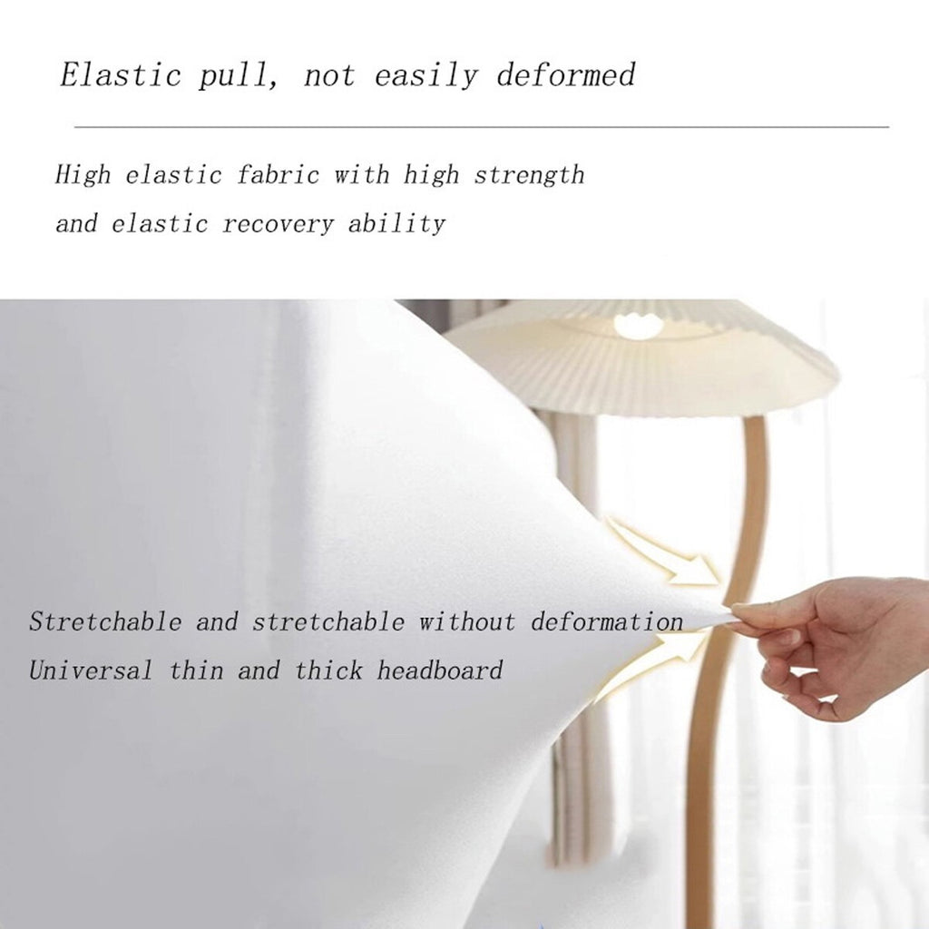 Thicken Padded Foam Headboard Cover Elastic Bed Head Backrest Protector UK
