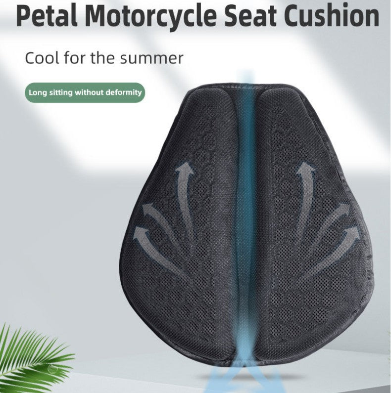 Motorcycle Gel Seat Cushion Comfort Pillow Pad Cover Pressure Relief Universal