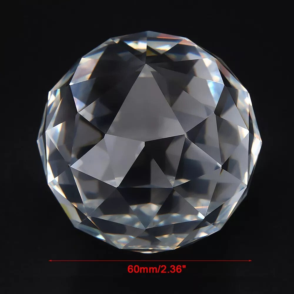 HOT NEW 60mm Maze Crystal Clear Cut Crystal Glass Ball Crystal Maze