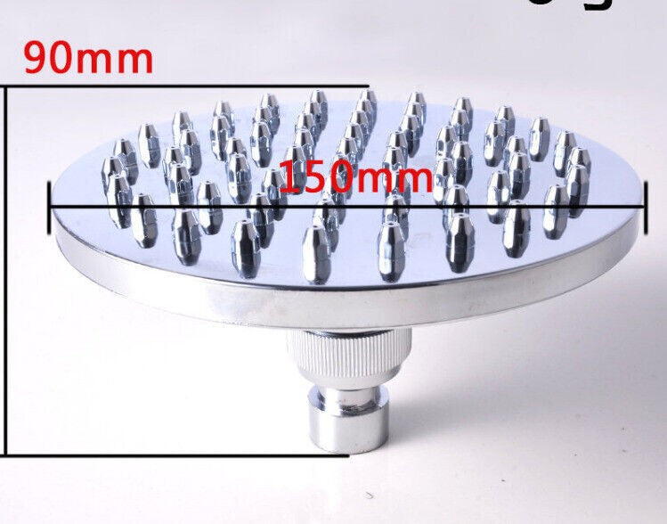 4/6/8inch Overhead Shower Head with Swivel Ball, High-Pressure Round ShowerHead