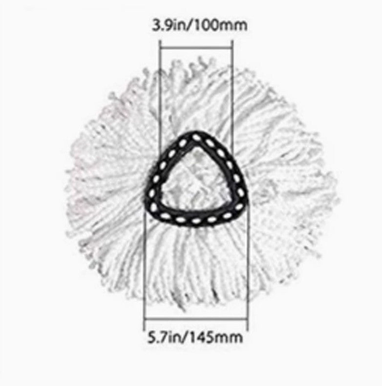 Replacement for Vileda Mop Heads Refill Turbo Microfibre Spin Mop Easy Wring