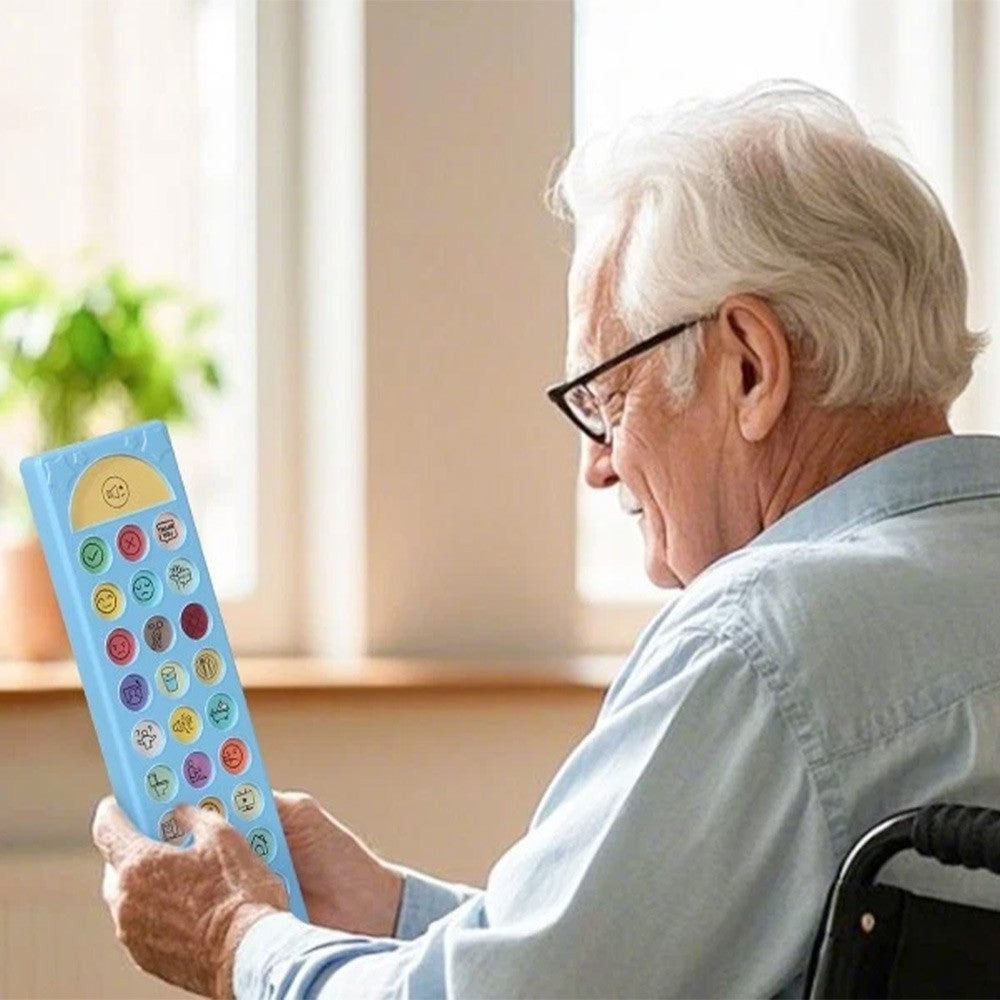 Lightweight AAC Communication Aid: 24 Buttons for Effective Speech Therapy