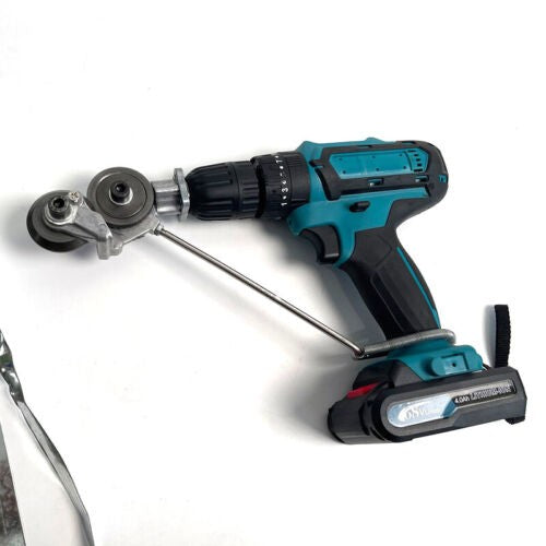 Double Head Sheet Metal Nibbler Saw Cutter Power-Drill Attachment-Cutting-Tools
