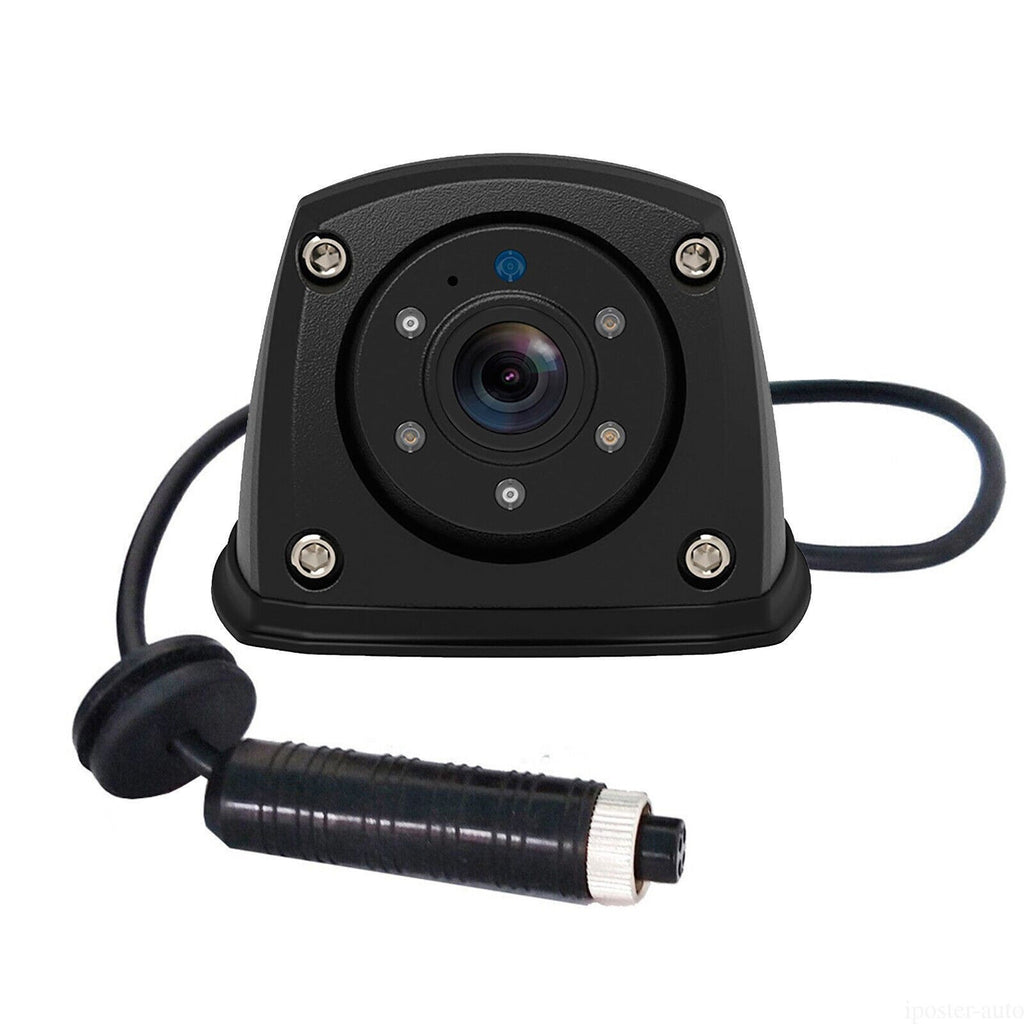 4PIN Forward/Side View Camera CCD IR LEDs Night Waterproof 9-24v Truck Caravan