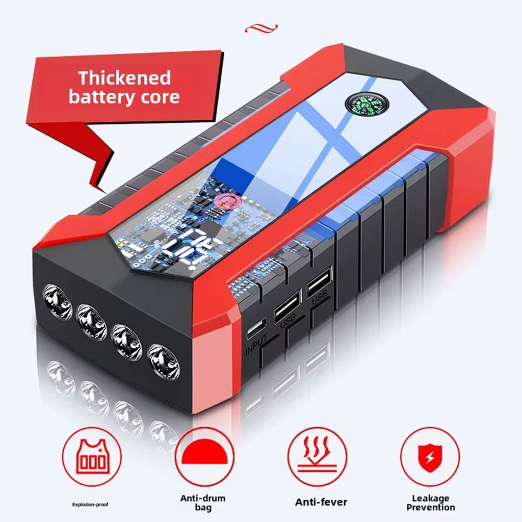 99800mAh 12V Car Jump Starter Pack Booster Battery Charger Emergency Power Bank