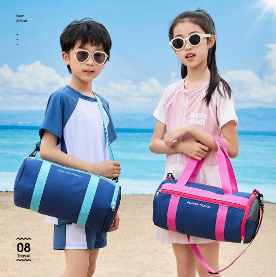 Kids Travel Duffle Bag Lightweight Waterproof Weekender Sleepover Carry on Bag
