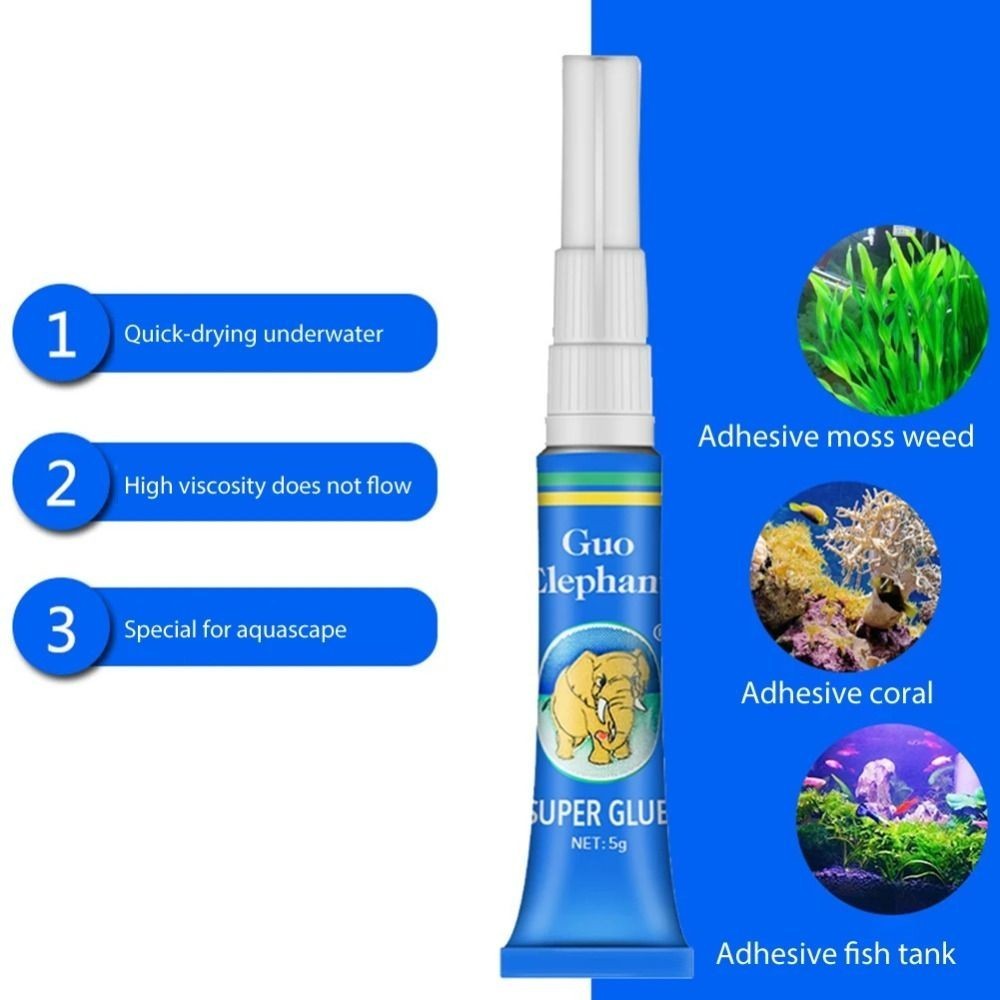 5Pcs Instant Fish Tank Landscaping Moss Glue  Aquarium