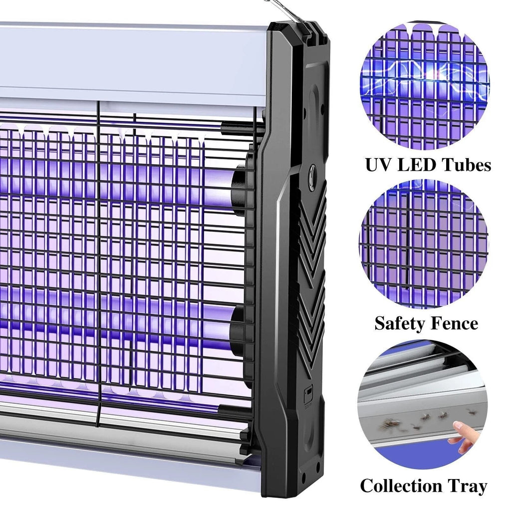 Bug Zapper Electric Insect Killer Mosquito Fly Pest Trap UV LED Indoor Lamp UK