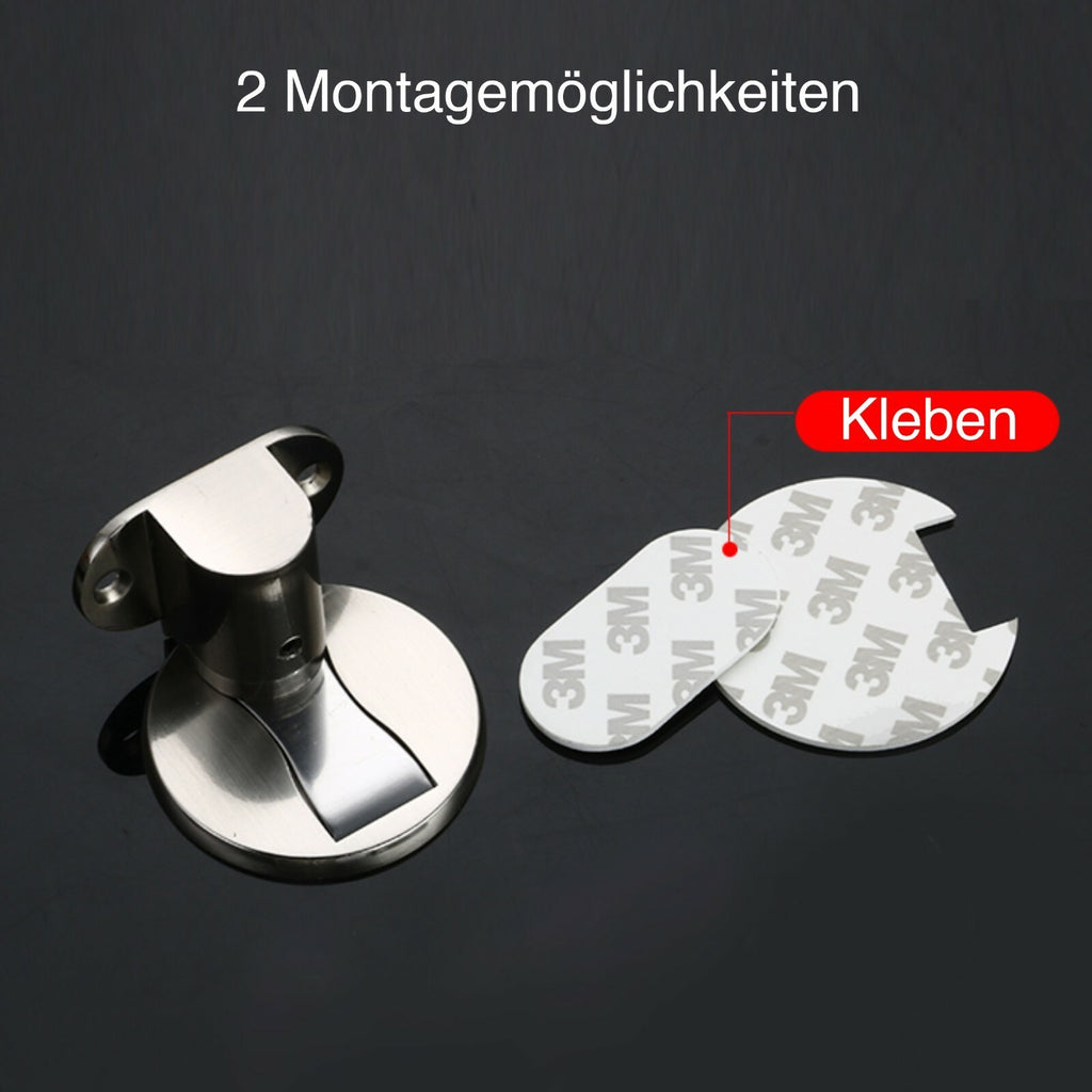 Magnetic Door Stop Wall Floor Mounted Stainless Steel Stopper Holder Catch
