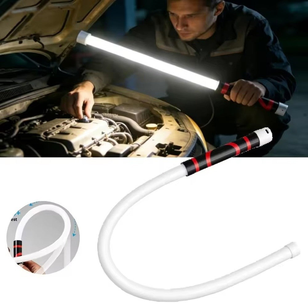 75.5cm Flexible LED Flashlight Stick Bendable Work Light With 3 Brightness Modes