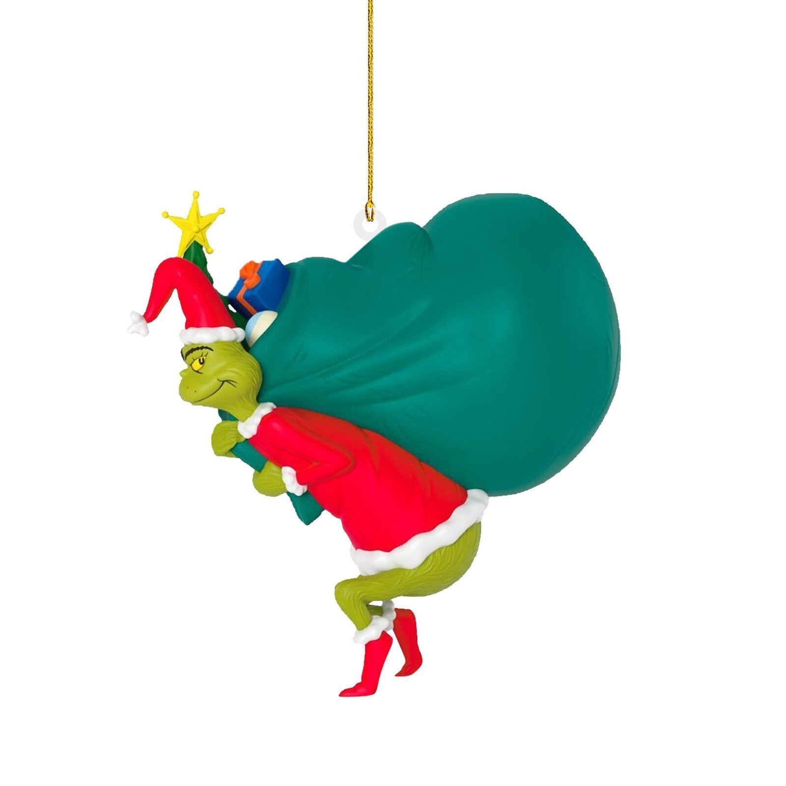 19X Merry Christmas Grinch Ornament Xmas Tree Hanging Figure Decoration Pendants