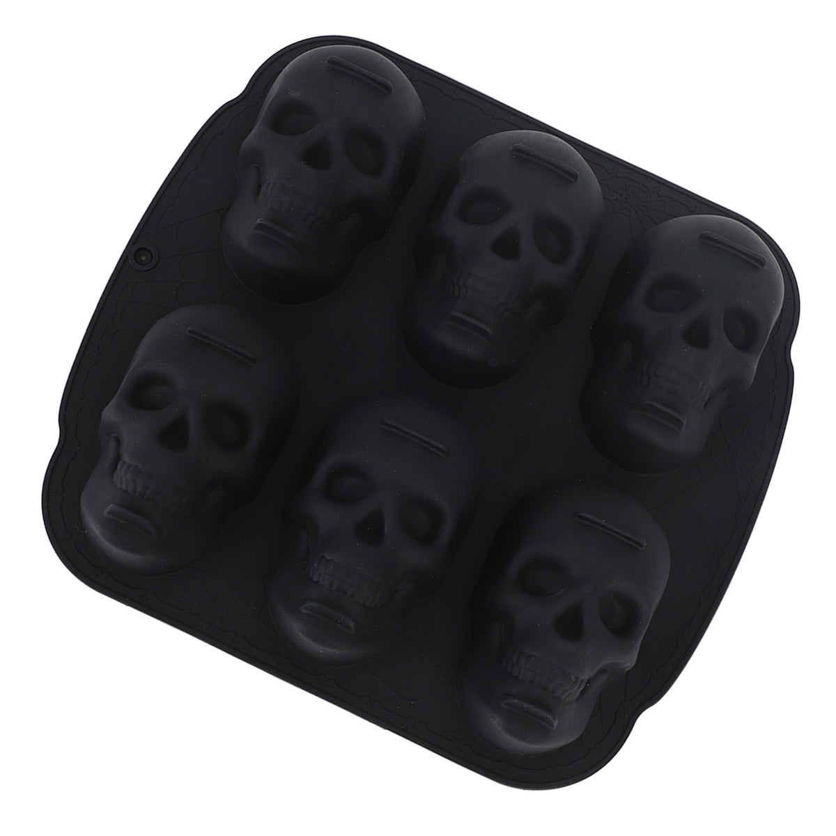 Skull Head Mold Baking Soft Silicone Skeleton Head Cake Mold For Cake Halloween