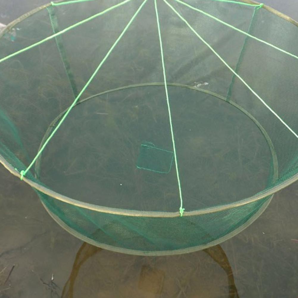 Foldable Drop Net Fishing Landing Bait Crab Pier Shrimp Harbour Pond Mesh Tackle