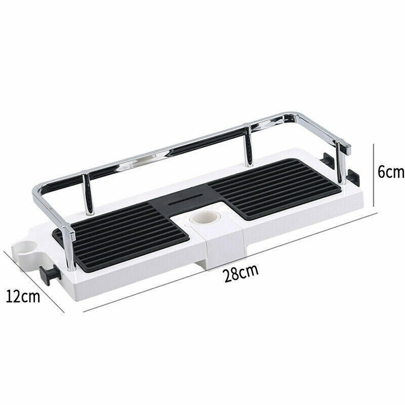 Bathroom Shelf Shower Pole Caddy Rack Storage Organiser Tray Holder Accessories