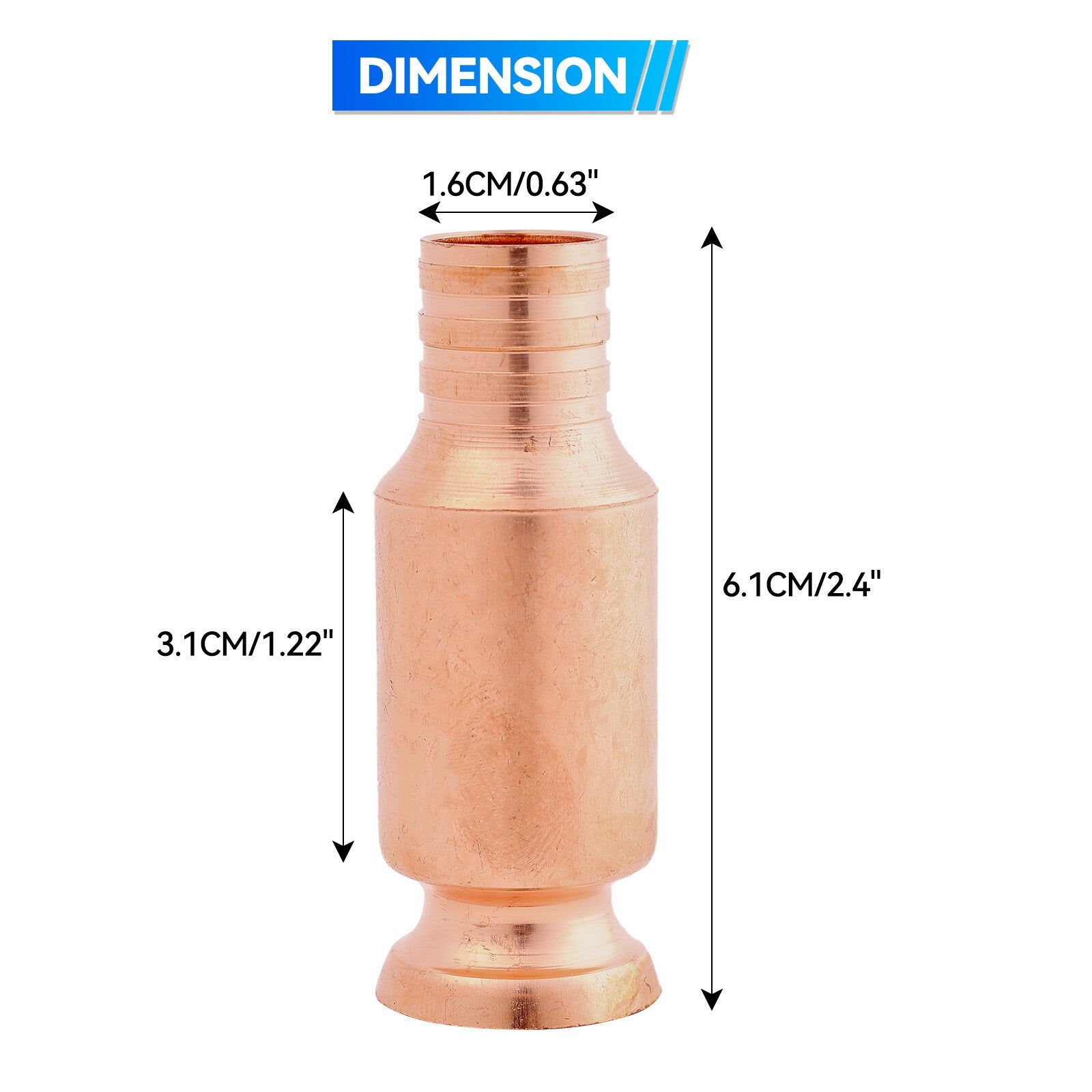 3/4'' 18mm x 3m Copper Jiggler Jiggle Siphon Pump PVC Pipe Hose Fuel Transfer