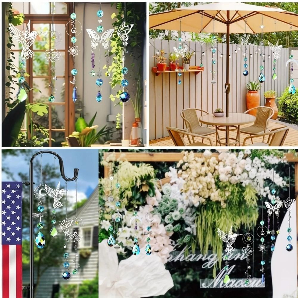 400Pcs Colorful Crystal Suncatcher Crafts Kit  Home Decor