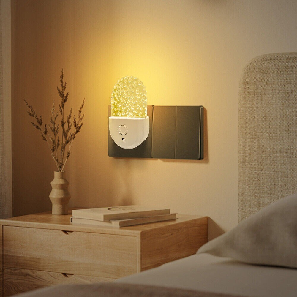 RGB Color Changing Night Lights Dusk Dawn Sensor Plug in Lamp Hallway Kids Light