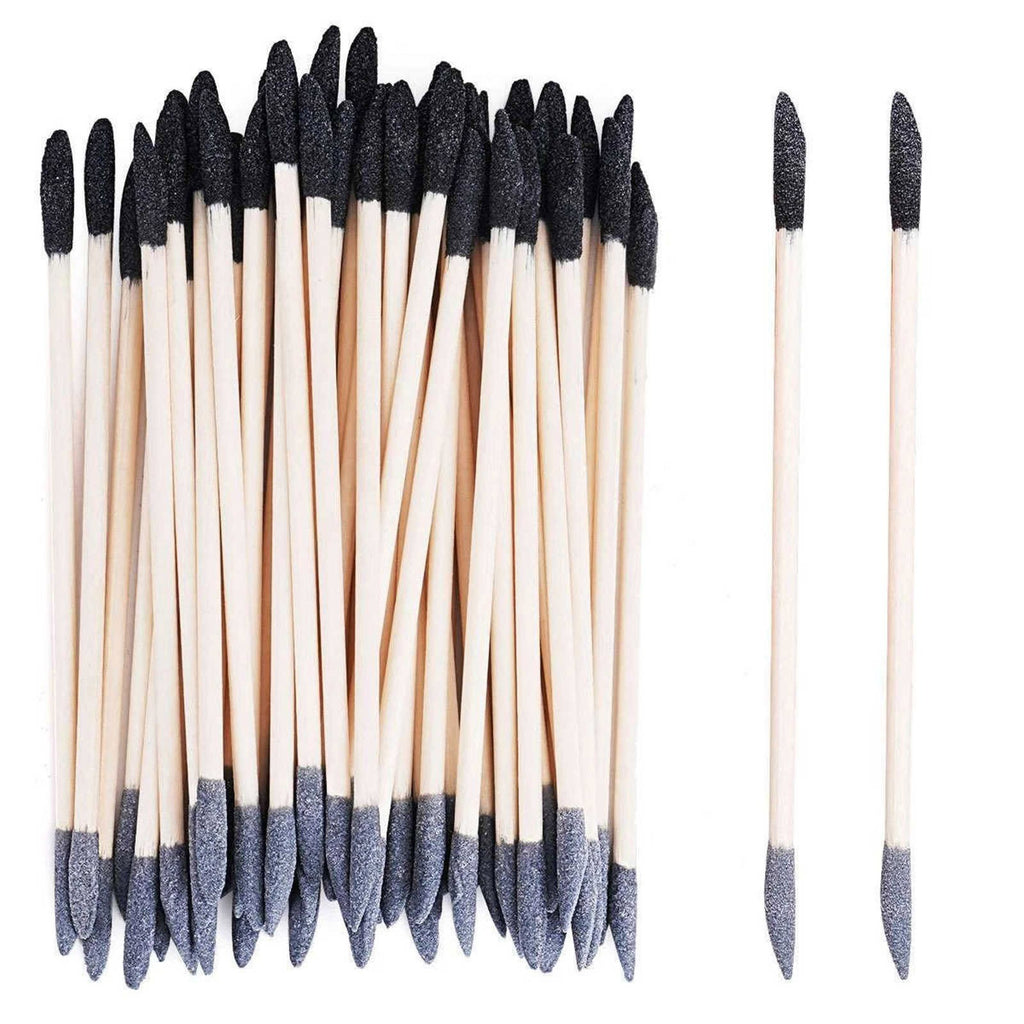 50 Count Sanding Sticks Dual Head 150 Black 280 Gray for Smoothing Small Spots