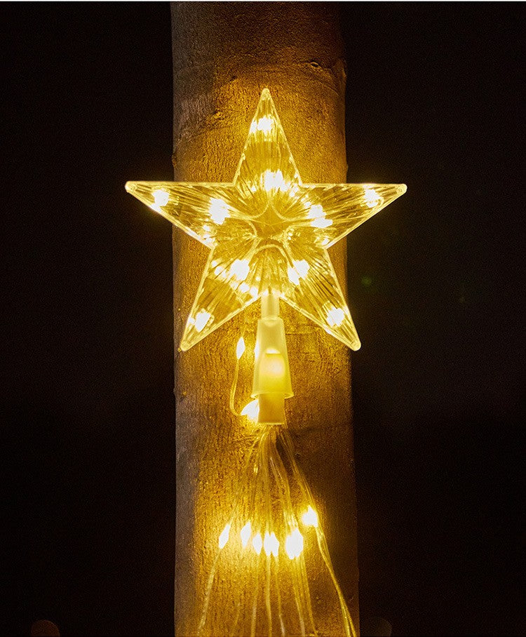 3m Waterfall Christmas Tree Lights 292 LED Solar USB Rechargeable Remote Control