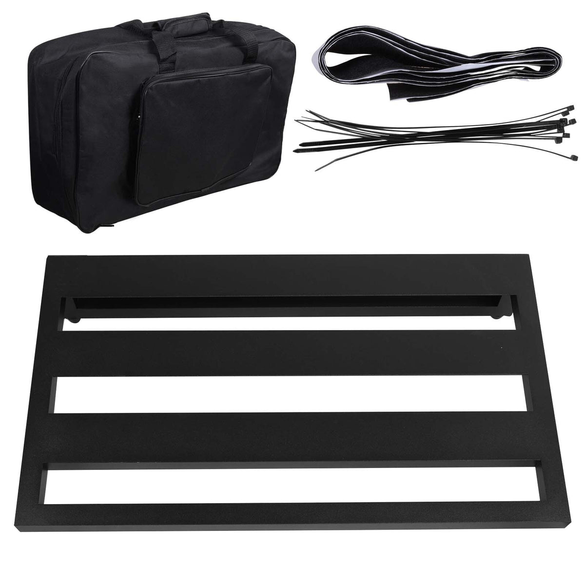 Large Size Guitar Effect Pedal Board Aluminum Alloy Pedalboard with Carrying Bag