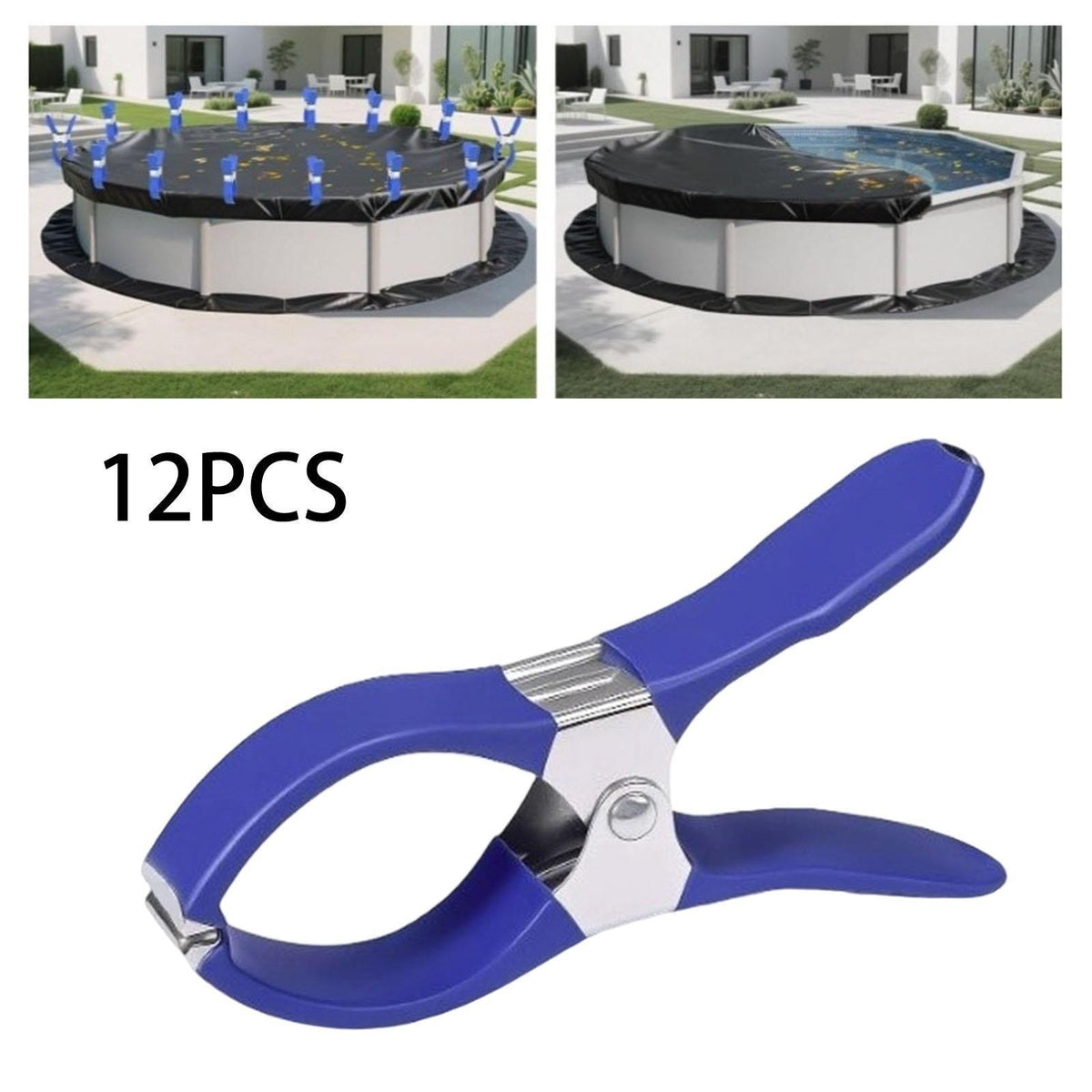 Swimming Pool Cover Clips for above Ground Pools Covers Heavy Duty Effort Saving