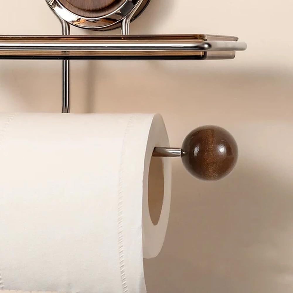 Raidley StickStrong Suction Toilet Paper Holder – No Drilling