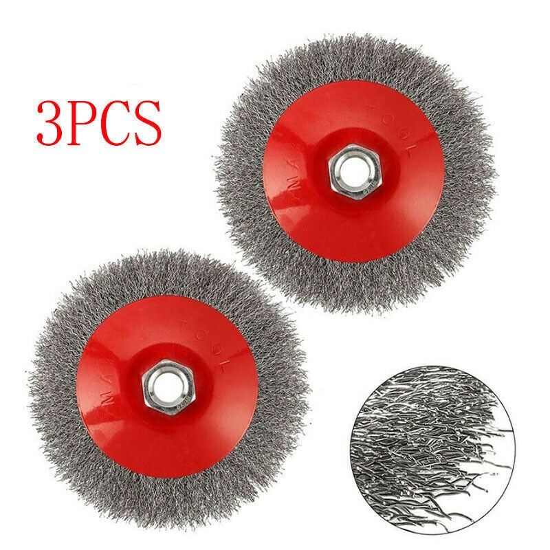 Stainless Steel Wire Brush For Angle Grinder Rotary Die Grinder Removal Wheel