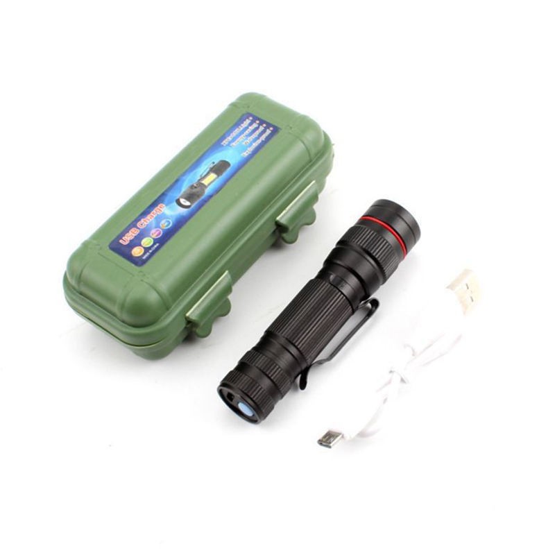 MULTI USE USB Rechargeable LED Flashlight Super Bright Torch Tactical Lamp