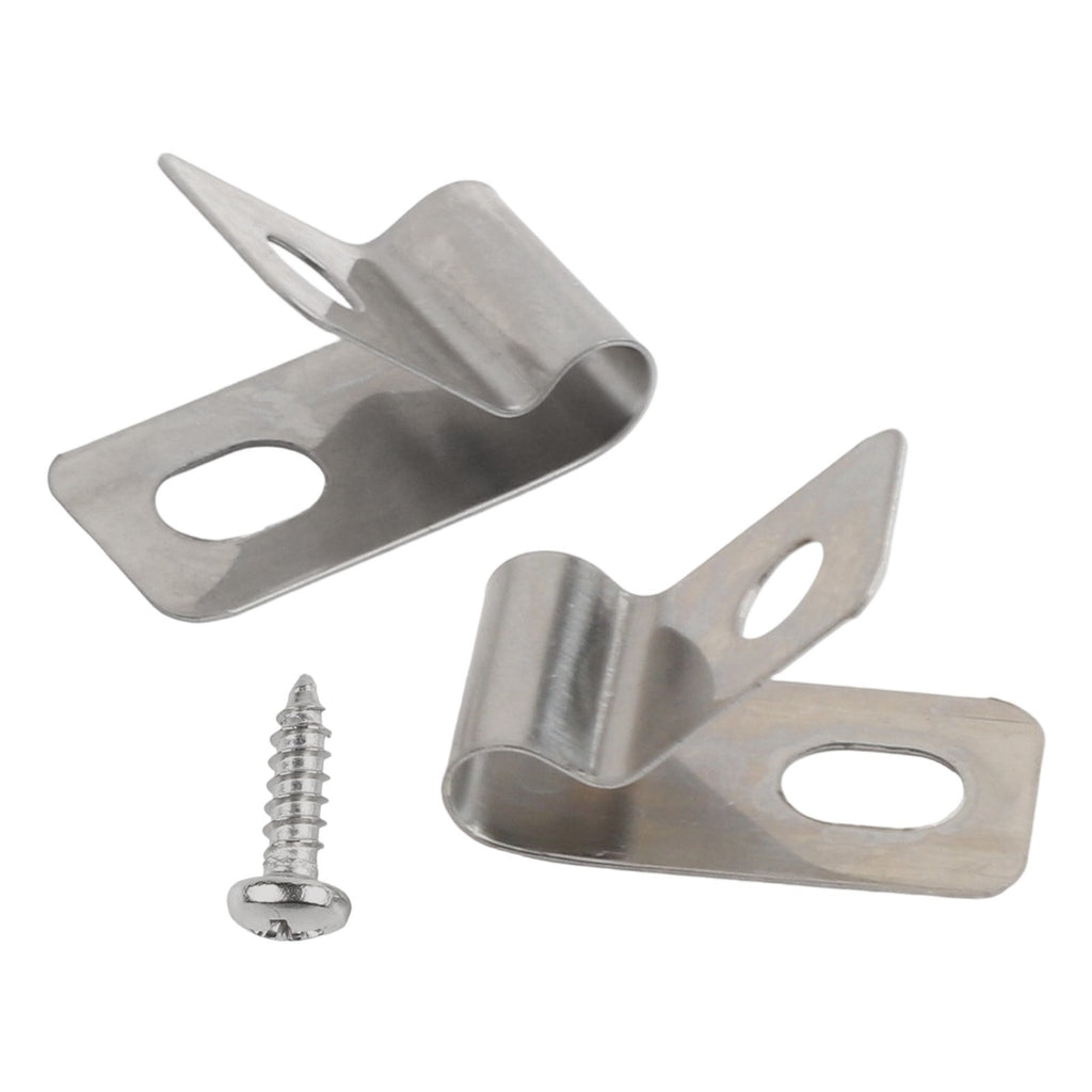 100 Pack of Rust Resistant Wire Clips with Screws for Fencing Applications