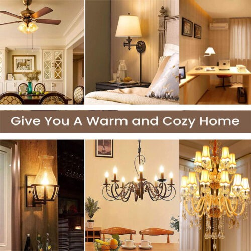C35 filament small Edison screw bulb  4W 6x E14 non-dimmable LED candle bulb