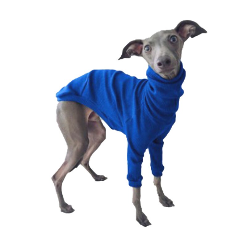 High Neck Pets Dogs Clothes Two-legged Greyhound Whippet Winter Warm Jacket Coat