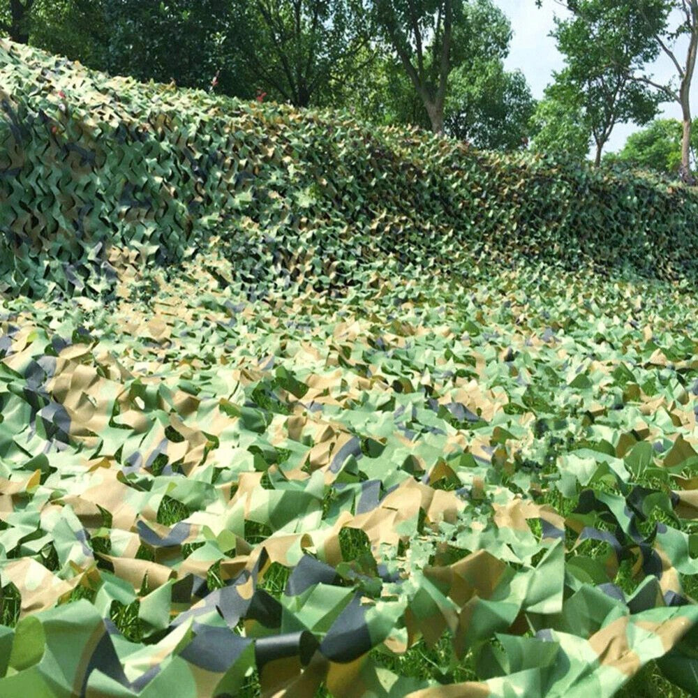 4mx6m Camo Net Hunting/Shooting Camouflage Hide Army Camping Woodland Netting UK