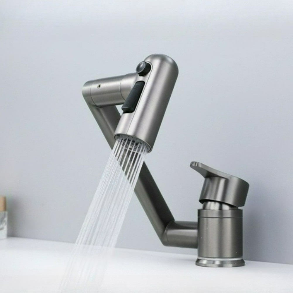 Three Mode Kitchen Tap Folding Spout with 1080 Degree Rotatable Spout 304 Steel