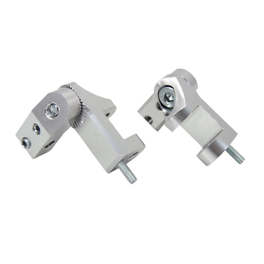 Pair Motorcycle Foot peg CNC Aluminum Passenger Footpeg Lowering Kit Universal