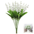 10 Pcs Artificial Lily of The Valley for Wedding Bouquet DIY Floral Arrangements