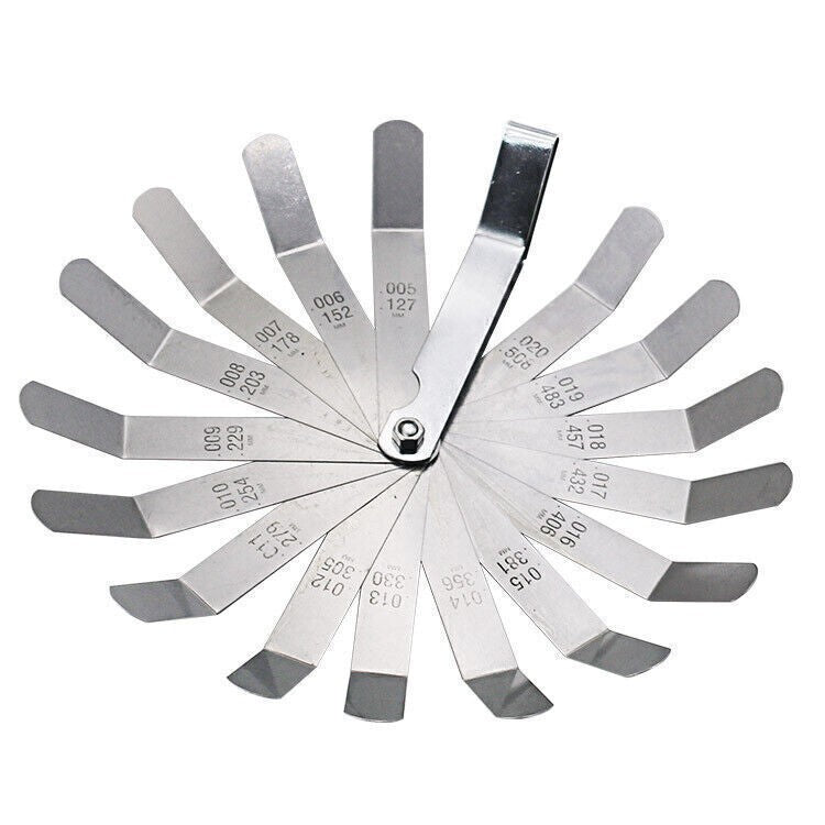 Motorcycle Engine Valve Screw Adjusting Spanner Tool + Feeler Gauge Universal