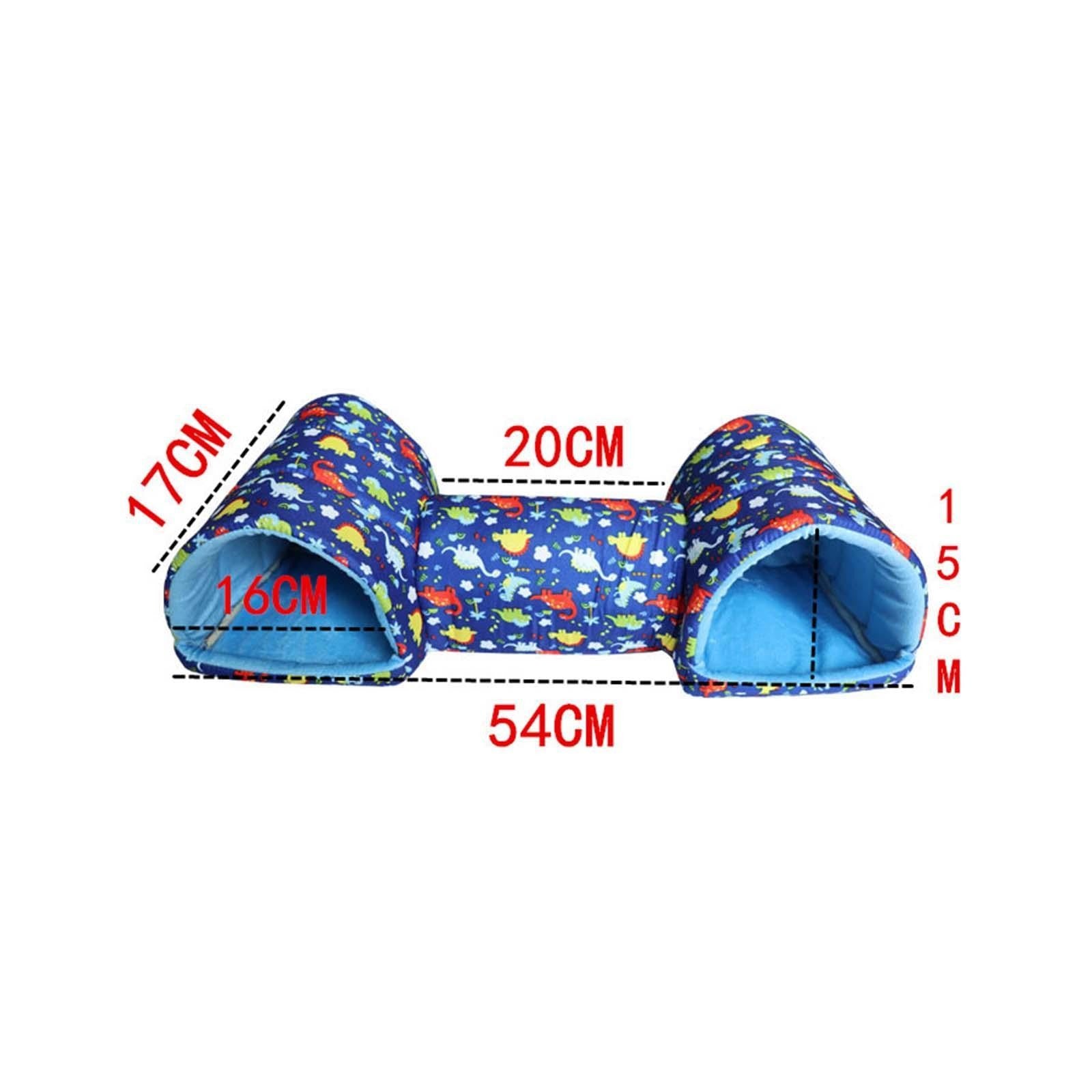 Hamster Hideout Guinea Pig Tunnel and Bed Bedding Habitat Small Animal House