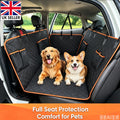 Car Rear Back Seat Cover Pet Dog Cat Protector Waterproof Hammock Mat Seatbelt