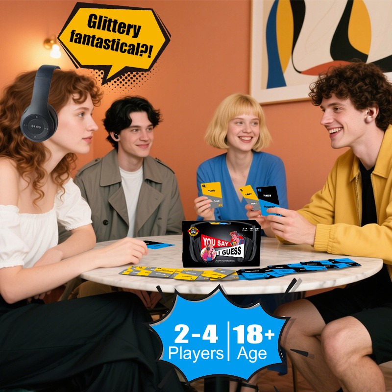 YOU SAY I GUESS-The hilarious headphone-wearingtemibie lip-reading pary game