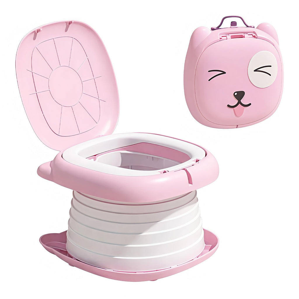 Kids Training Potty Seat Portable Folding Camping Toilet Chair Travel Potty