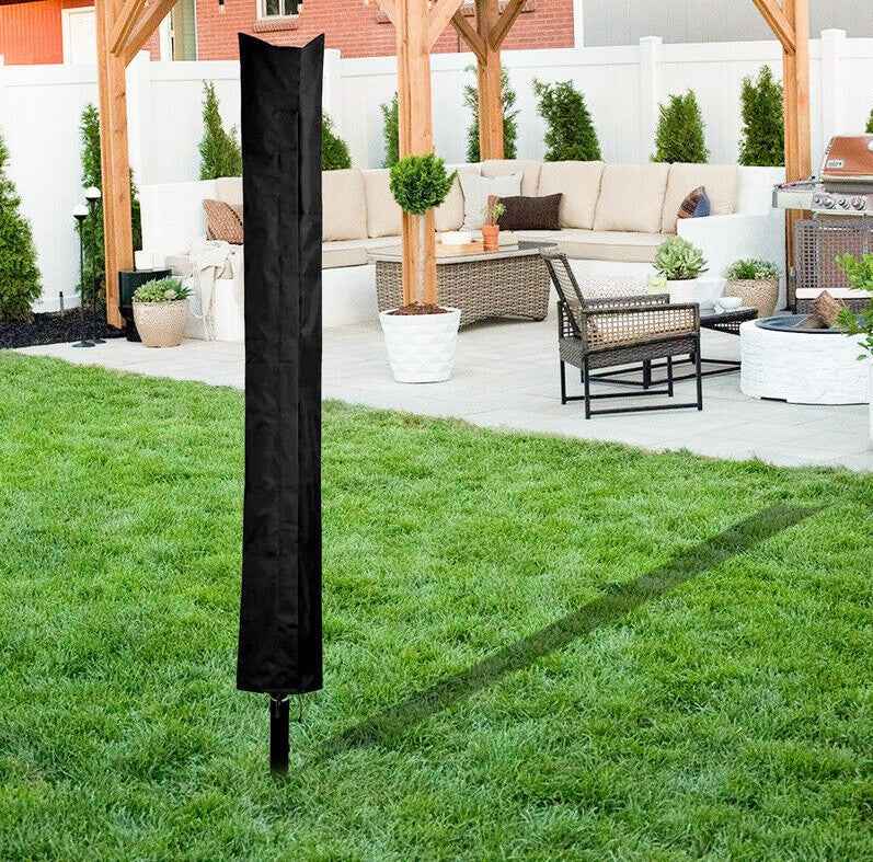 Heavy-Duty Waterproof Rotary Washing Line Cover with Zip Clothes Airer Parasol
