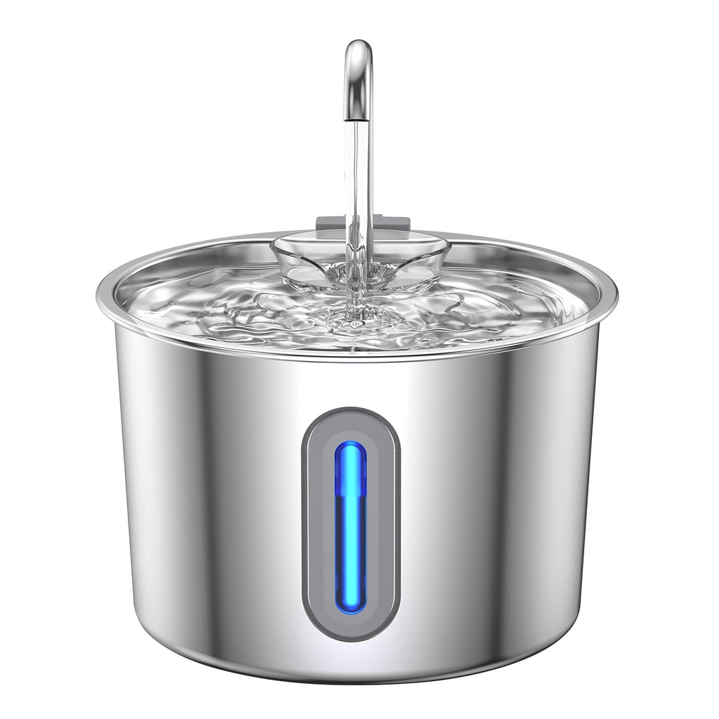 Pet Water Fountain 2.2L Automatic Dog Drinking Fountain Filtered Cat Water Bowl