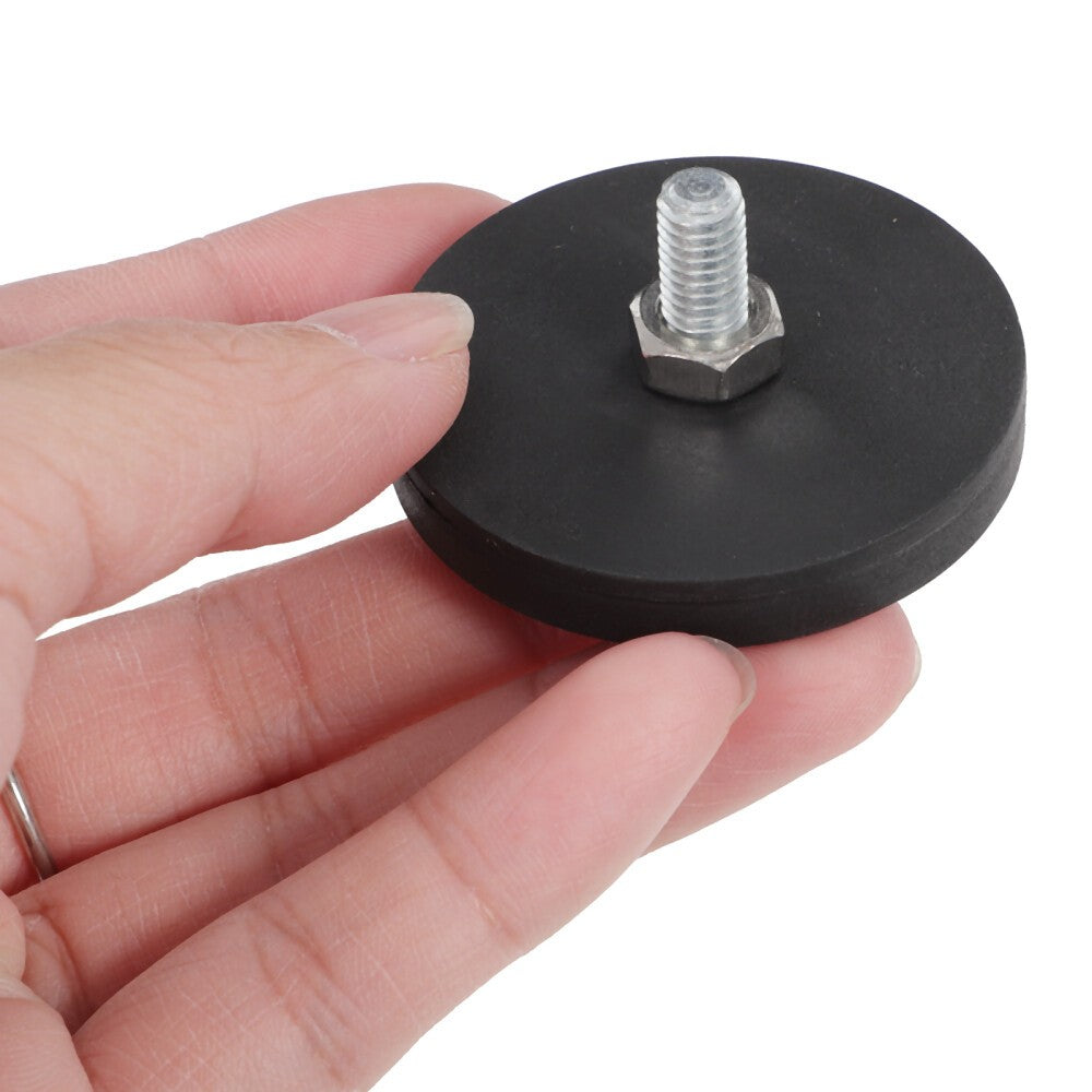 6pcs Heavy Duty Rubber Coated Magnets Mounting Set Outdoor Equipment