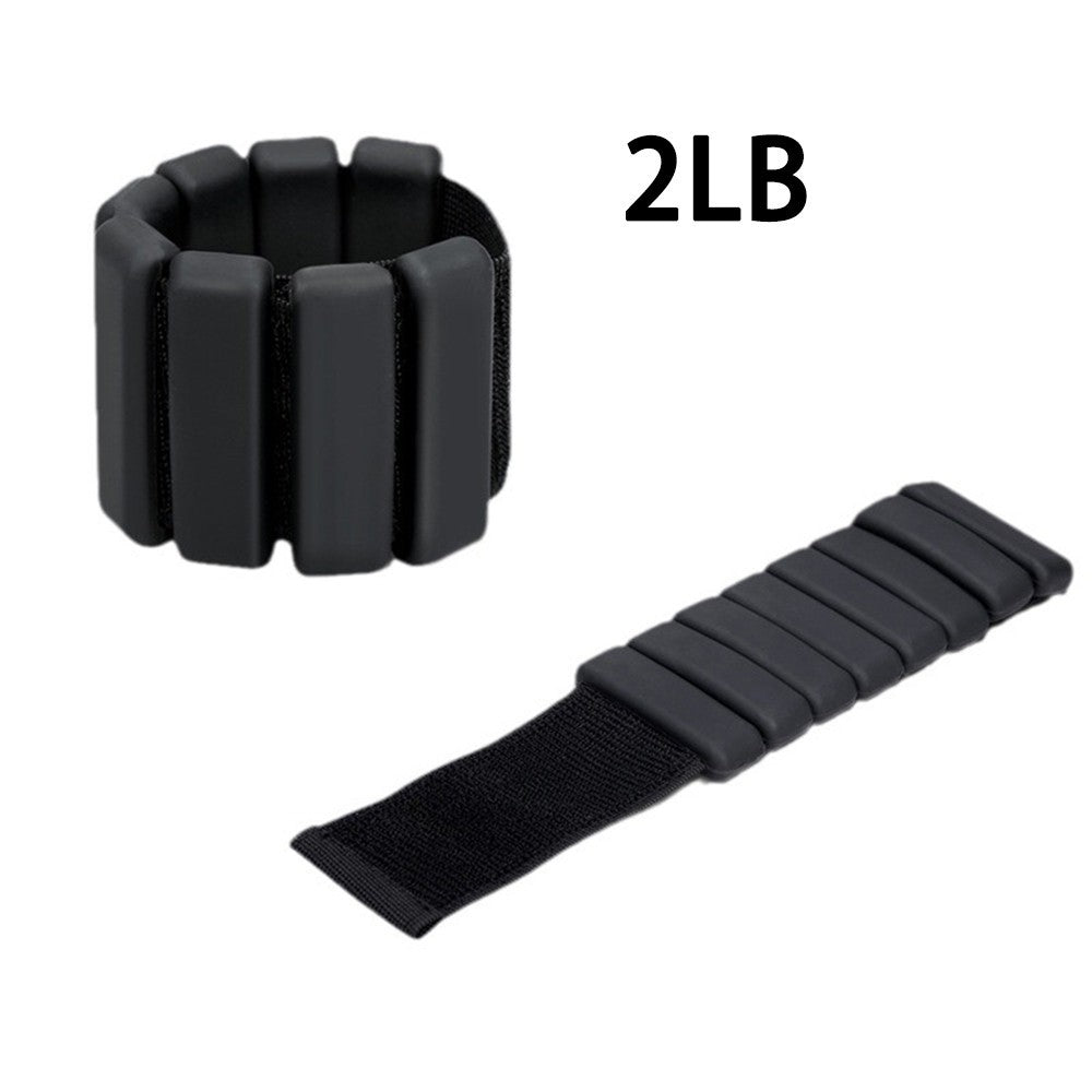 1 pair Adjustable Wrist Ankle Weights Aerobics Pilates Weight-Bearing Bracelet