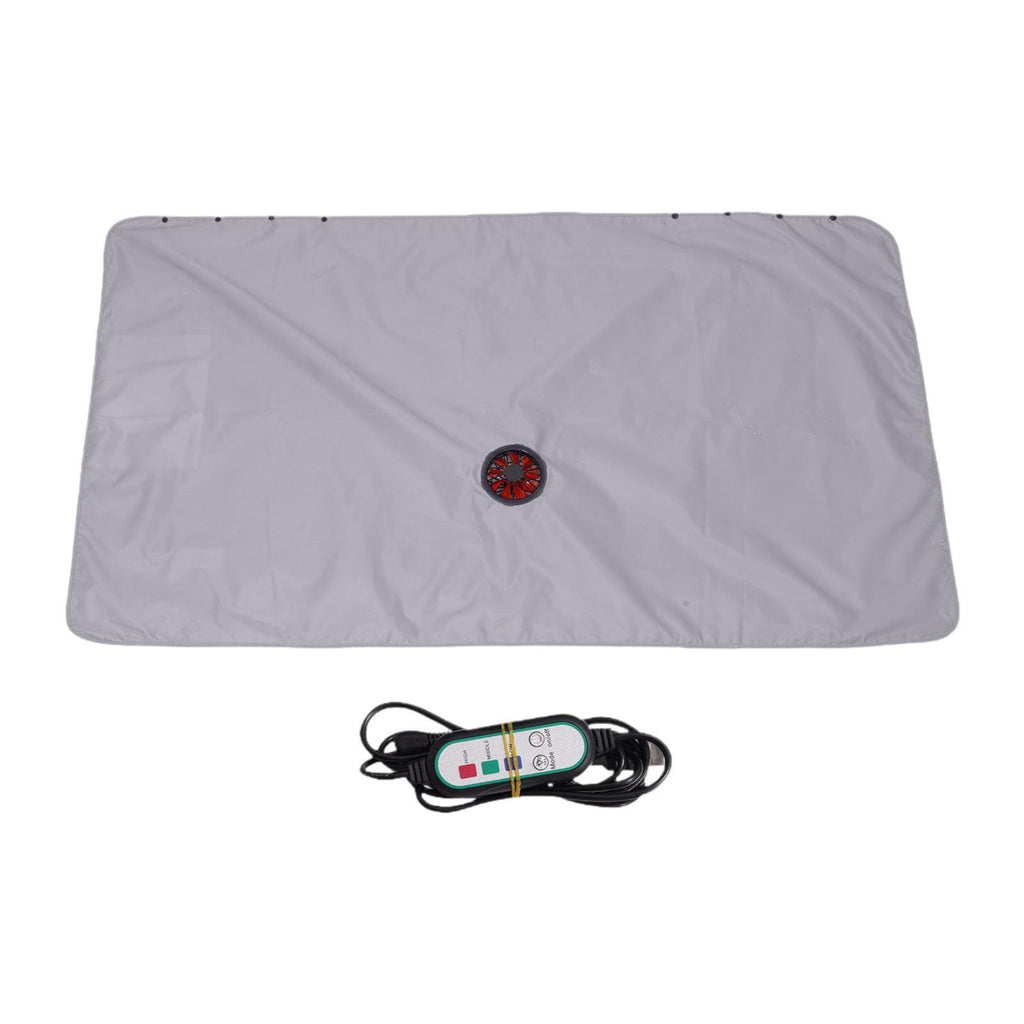 Cooling Blanket with Fan Electric Sun Protection Breathable Summer Blanket.*