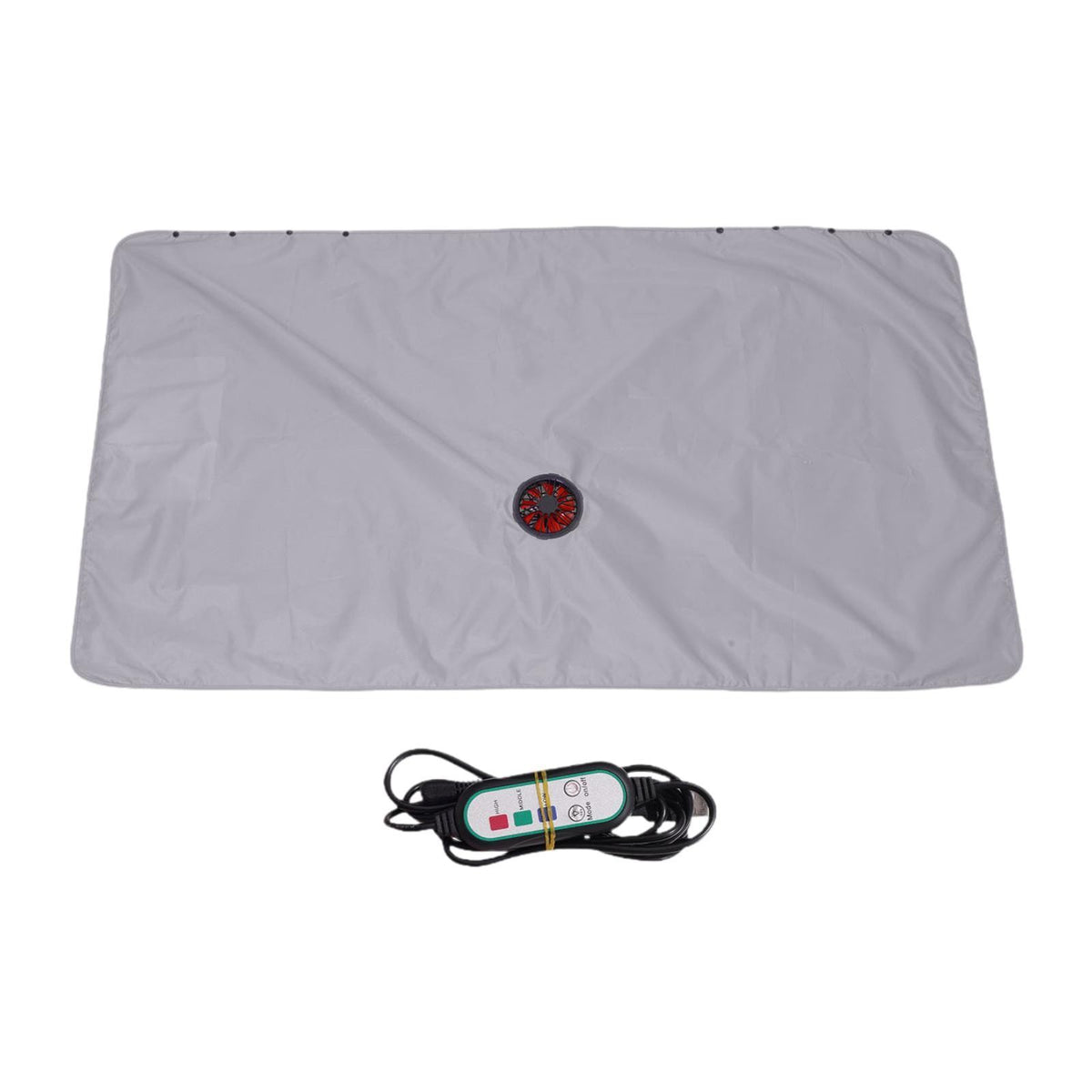 Cooling Blanket with Fan Electric Sun Protection Breathable Summer Blanket.*