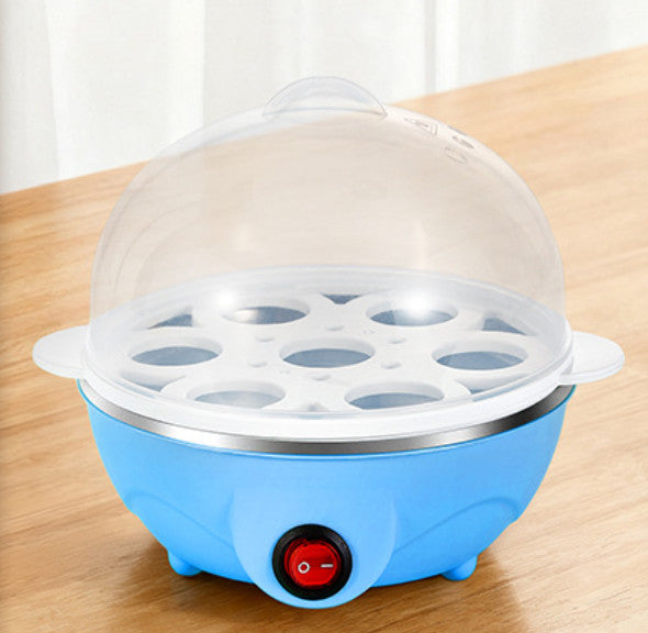 7-Egg Cooker Compact Electric Easy Egg Boiling Poaching Breakfast Maker