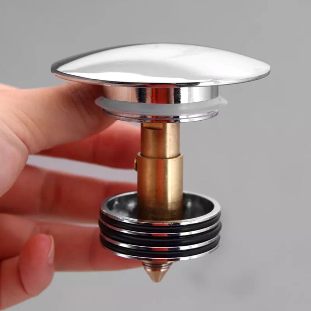 Easy Pop Up Click Clack Basin Sink Bath Waste Plug Replacement Bolt Spring M8 UK